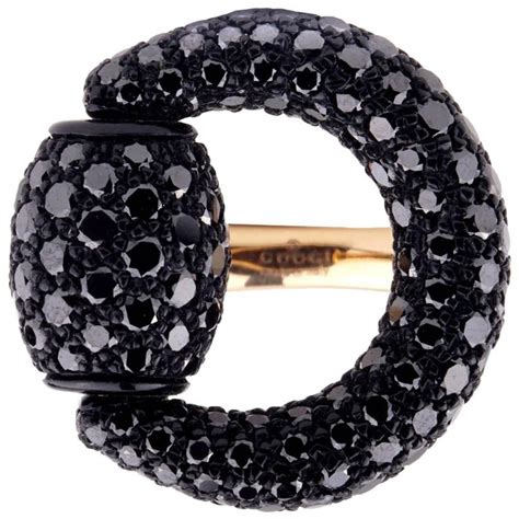 black ring gucci|More.